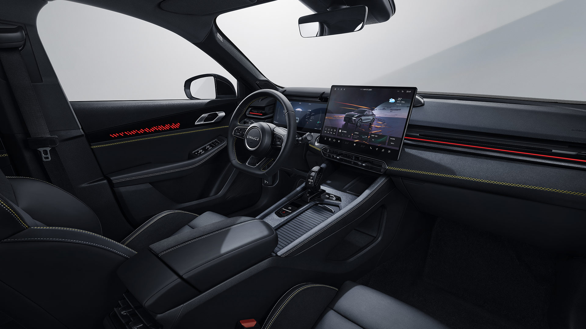 Lynk&Co 03 HEV. Інтер'єр і комфорт